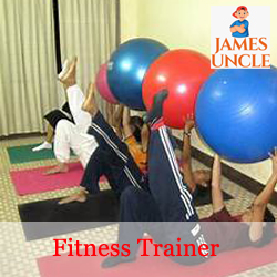 Fitness trainer Mr. Partha Gain in Tribeni
